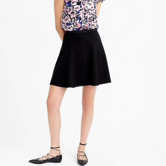 J.Crew Crepe Circle Mini Skirt XS Black - Picture 12 of 12